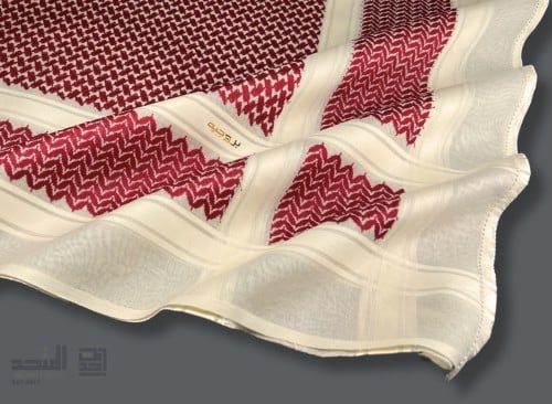 شماغ بروجيه خطوط بيج