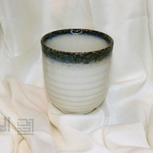 كوب سيراميك ابيض فاخر D