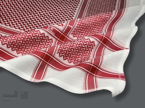 شماغ لي موريس مودرن احمر 24