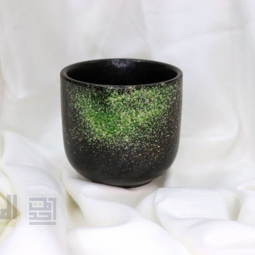 كوب سيراميك طبعة اخضر