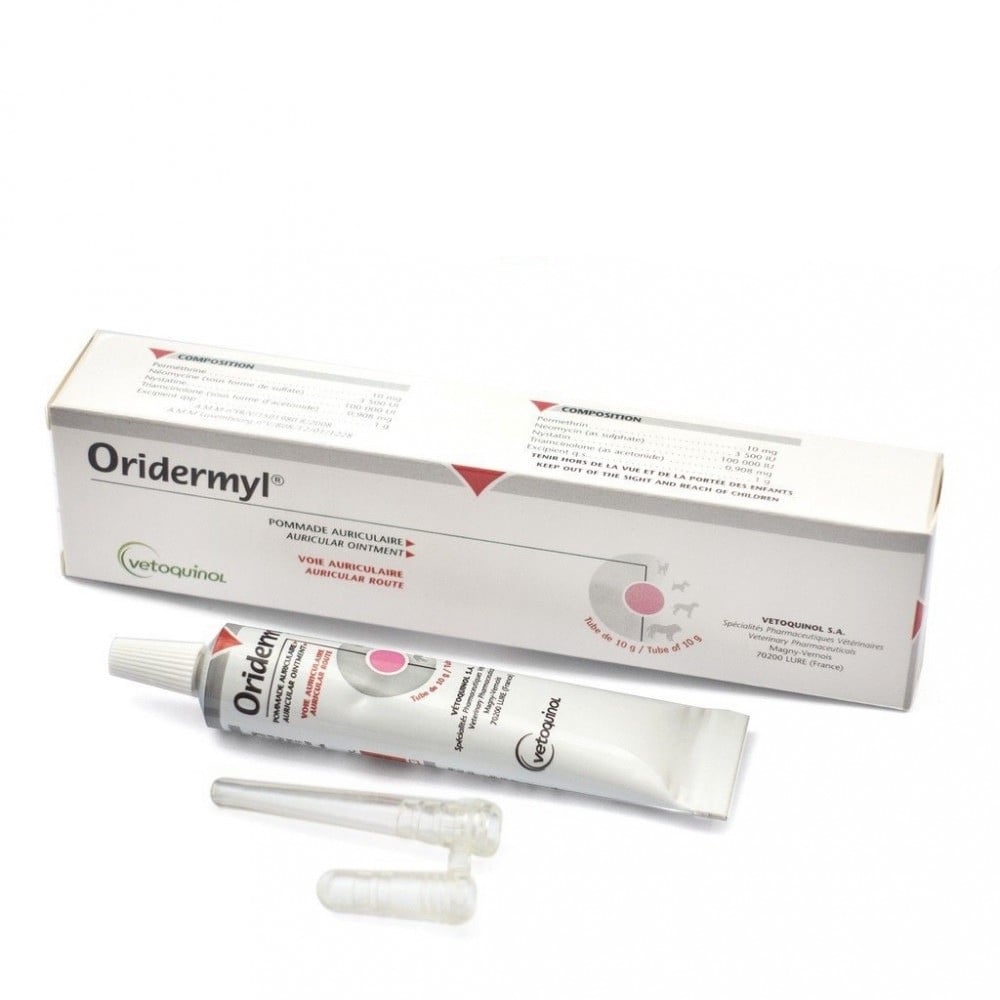 اوريدرميل Oridermyl كريم لمعالجة عث الاذن لدى القطط 10 جم