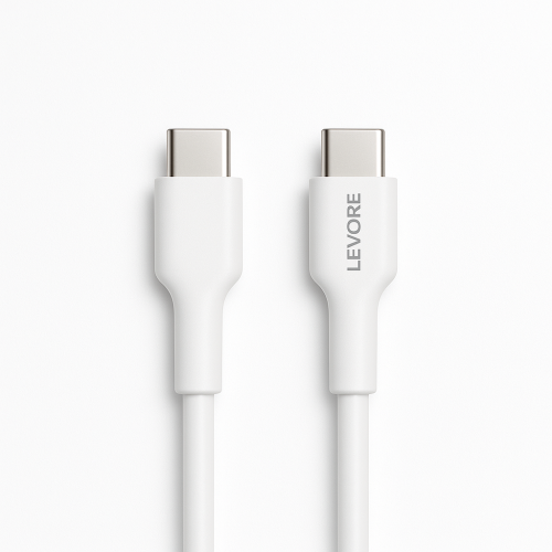 كابل LEVORE USB-C إلى USB-C بطول 1 متر – شحن ونقل...