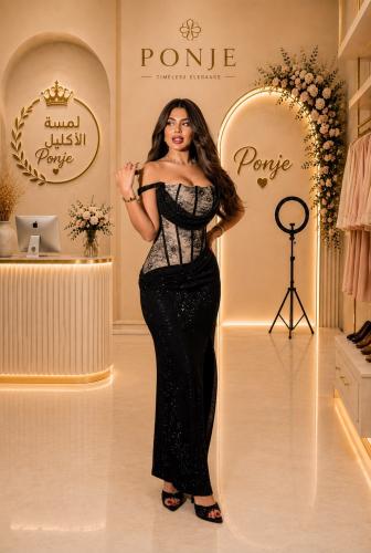 فستان سهرة قصير