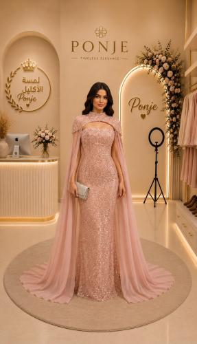 فستان أميرة  المطرزة