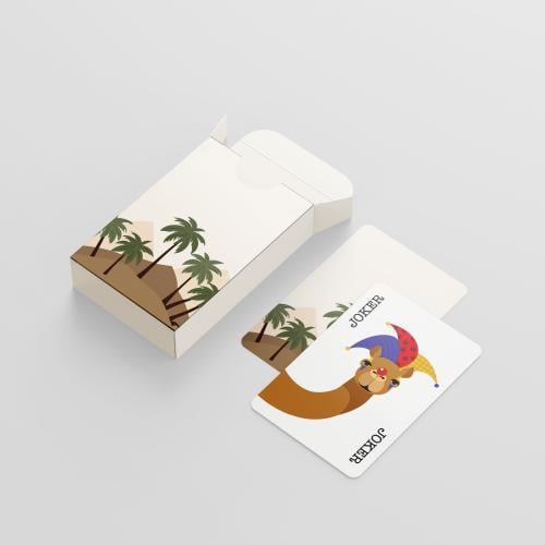 ورق لعب بطابع سعودي - نخلة