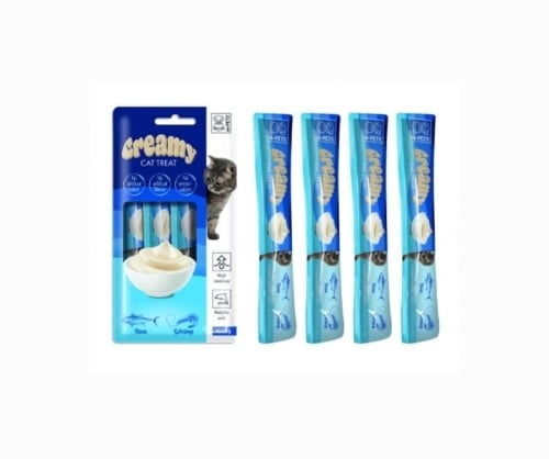 ام-بتس كريمي مكافئات بطعم التونا والربيان 4*15g