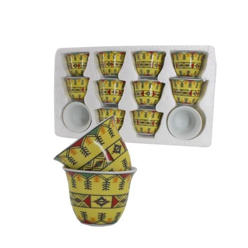 فنجال عسيري اصفر YDY-009