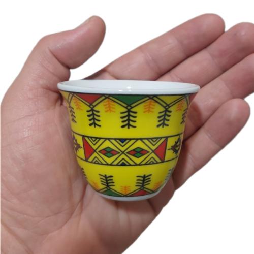 فنجال عسيري اصفر YDY-009