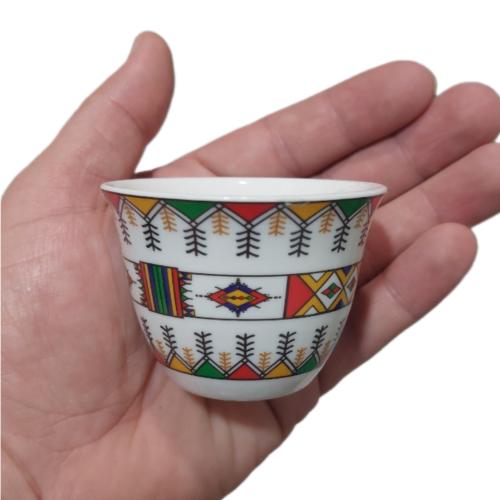 فنجان عسيرى ابيض 12585