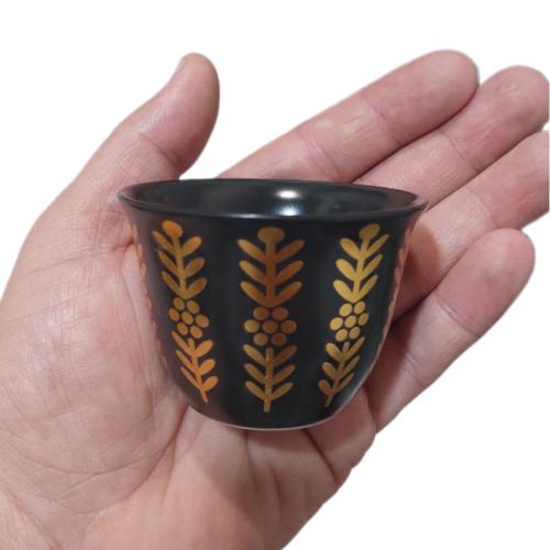 فناجيل تولة ذهبى أسود 12584