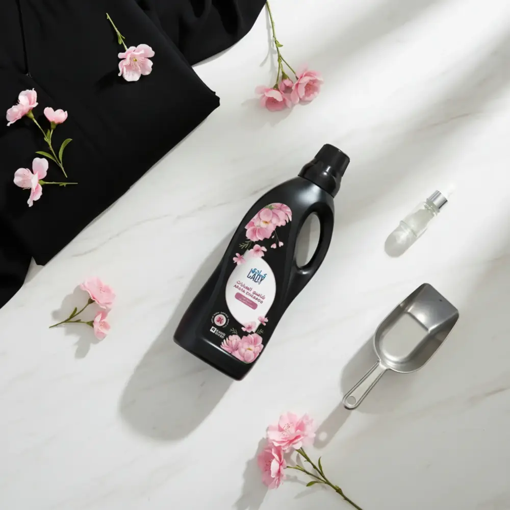 شامبو غسيل العبايات بعطر الورد