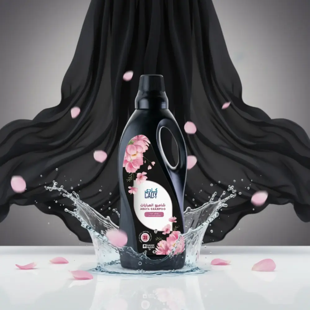 شامبو غسيل العبايات بعطر الورد
