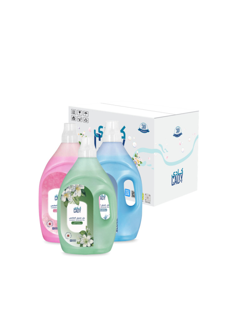 كرتون جل غسيل ملابس 3 حبه