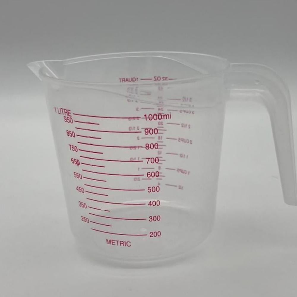 كوب معياري بلاستيك 1000 مل - خبايا الشوكولاتة
