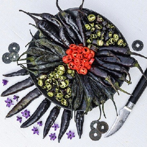 فلفل حلو ياباني بنفسجي - Murasaki Purple Sweet Pepper