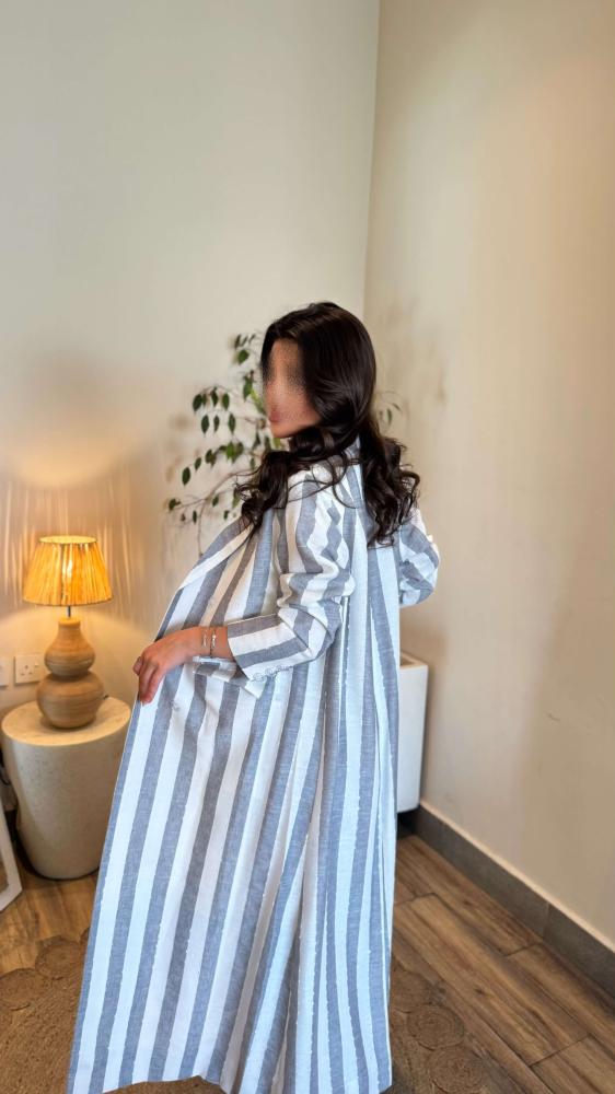 بليزر لينن مخطط زري جديد