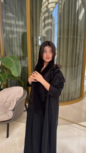 عبايه دينا تطريز كمبيوتر قماش كريب