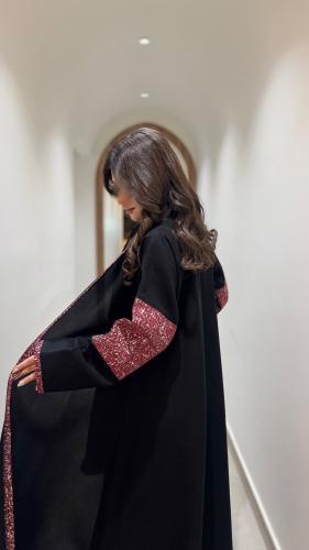 عبايه شذى عنابي