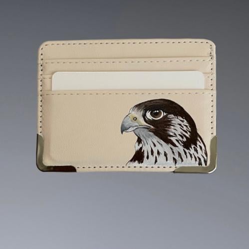 رسمة صقر card holder beige