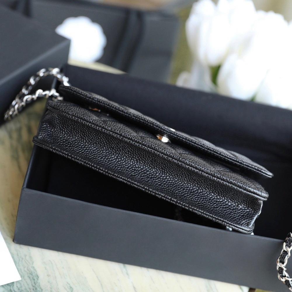 Chanel Caviar Wallet On Chain