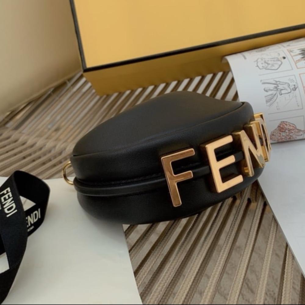 Nano Fendigraphy Black leather