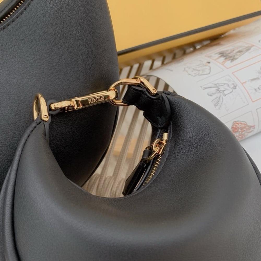 Nano Fendigraphy Black leather