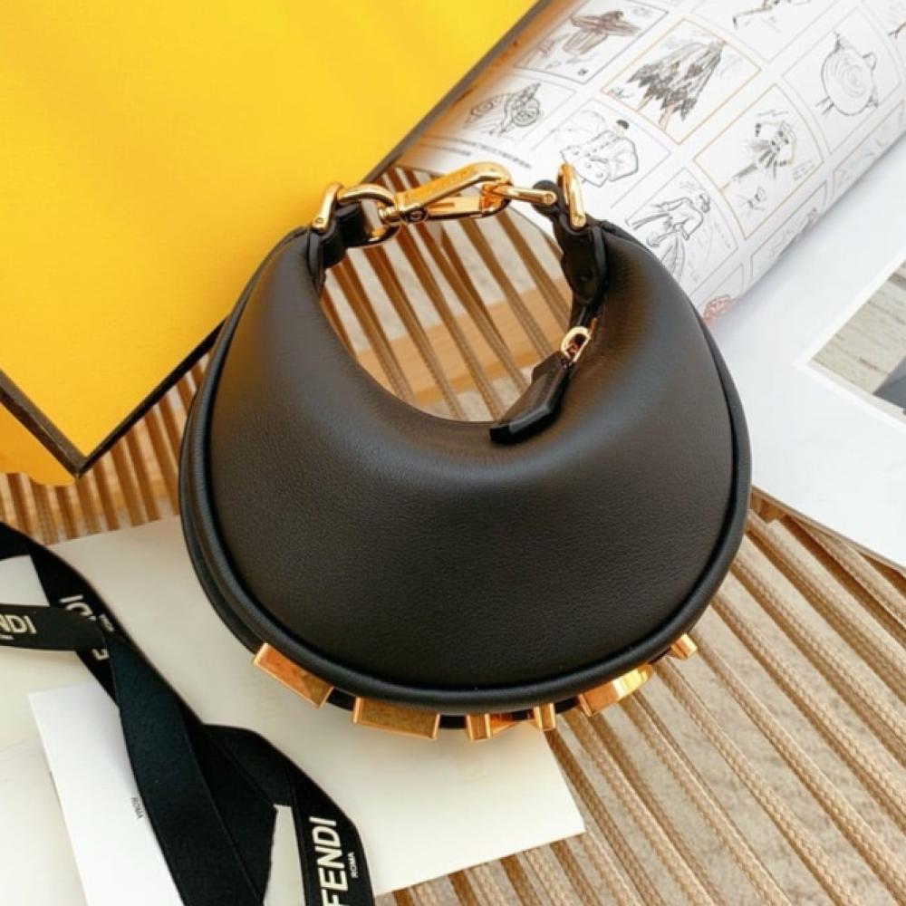 Nano Fendigraphy Black leather
