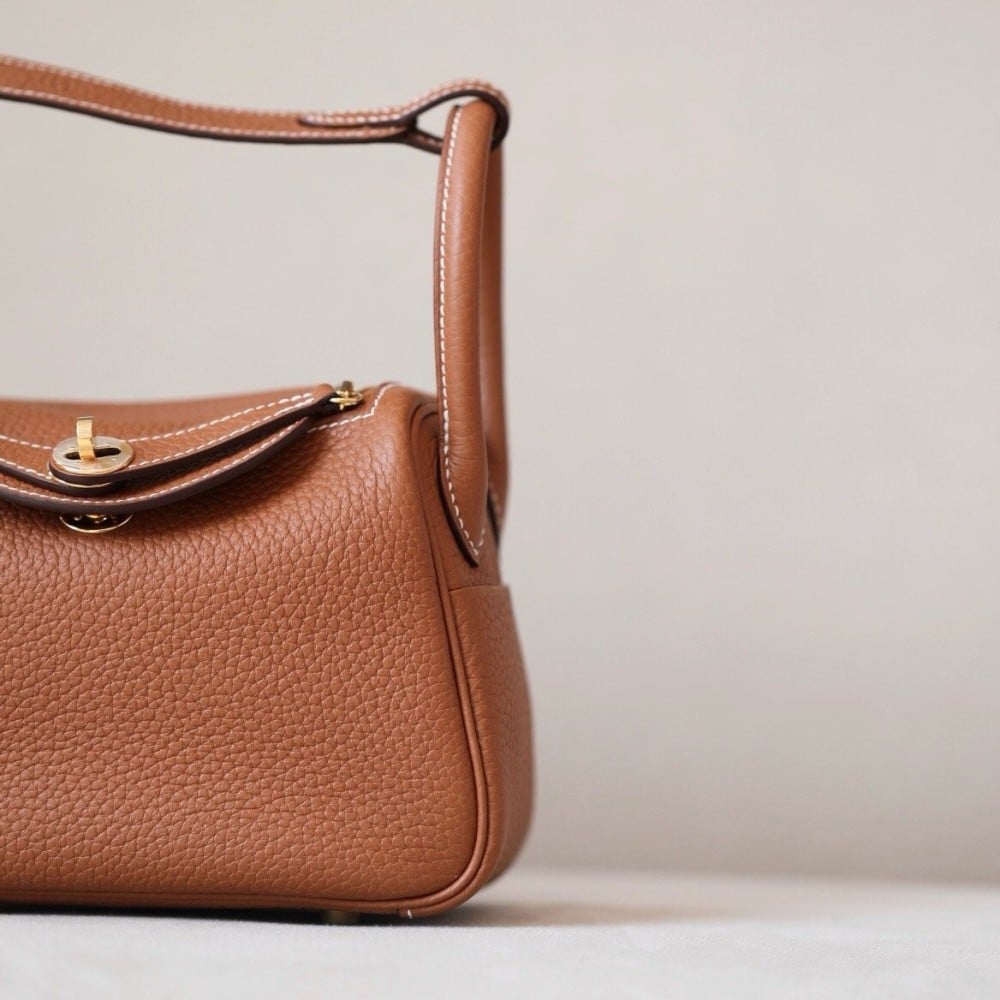 Hermès Mini Lindy Gold Color TC Ghw