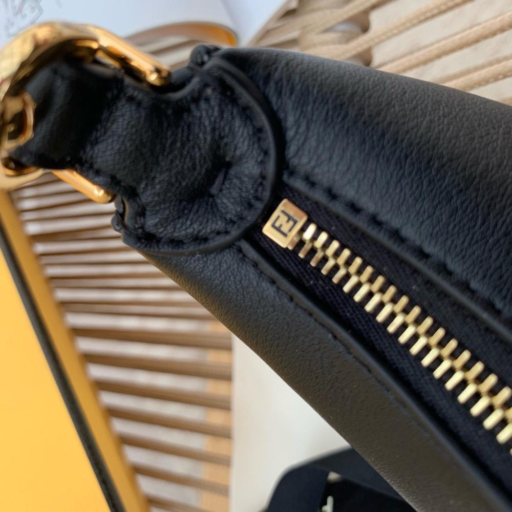 Nano Fendigraphy Black leather