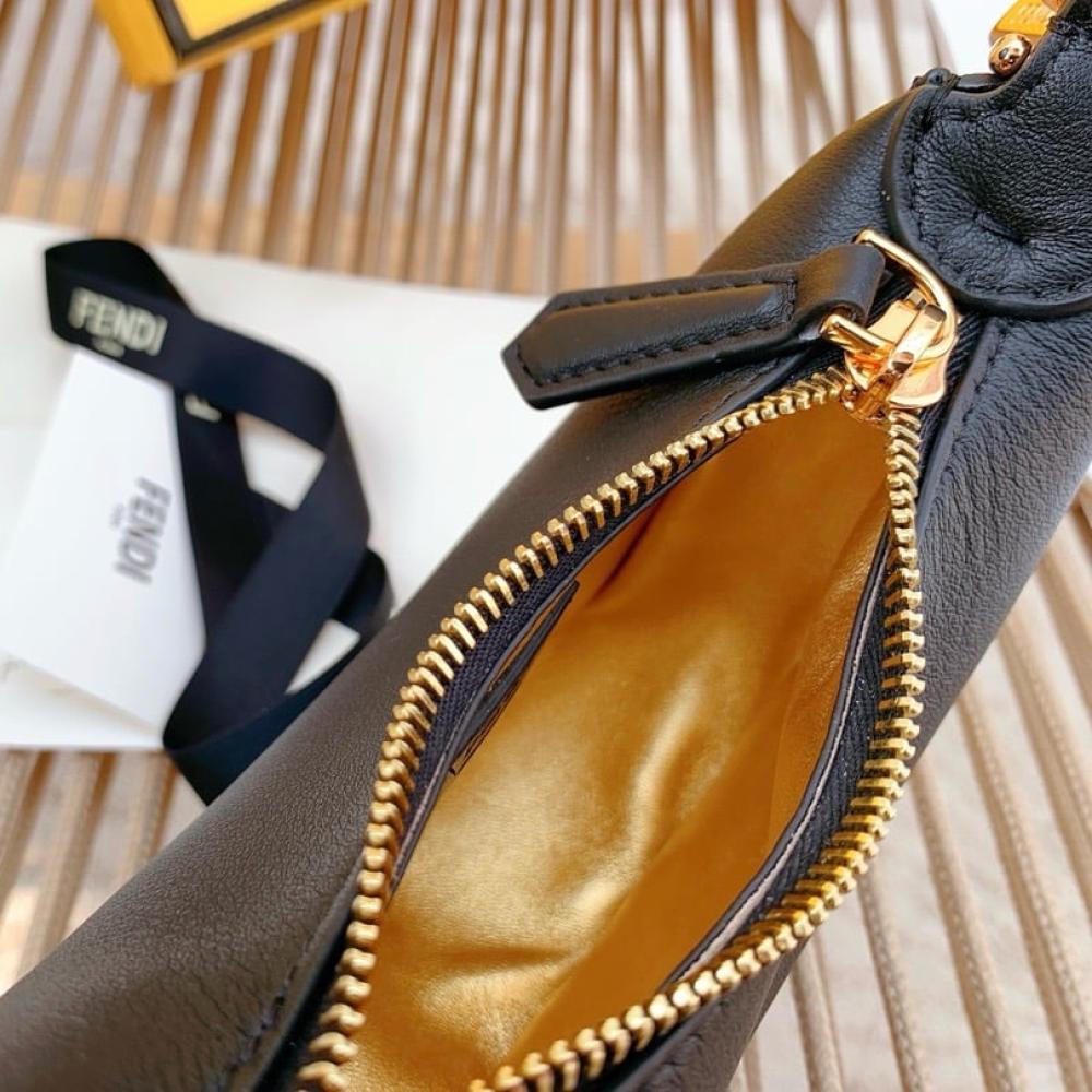 Nano Fendigraphy Black leather