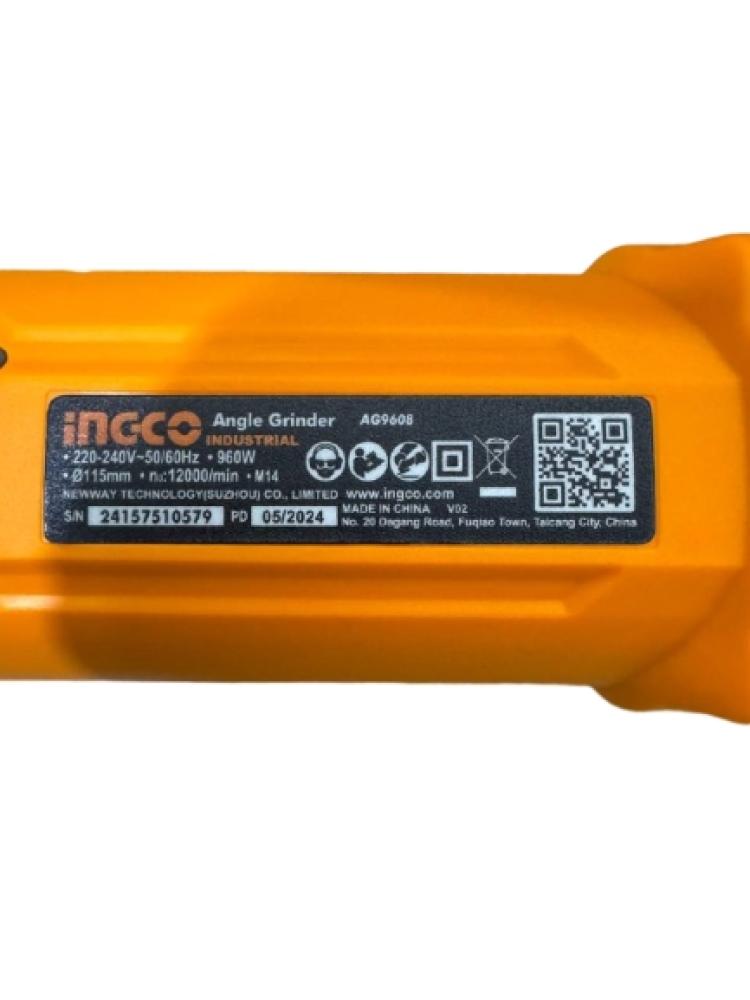صاروخ قطع و جلخ ingco مقاس 4.5 بوصة 960 واط
