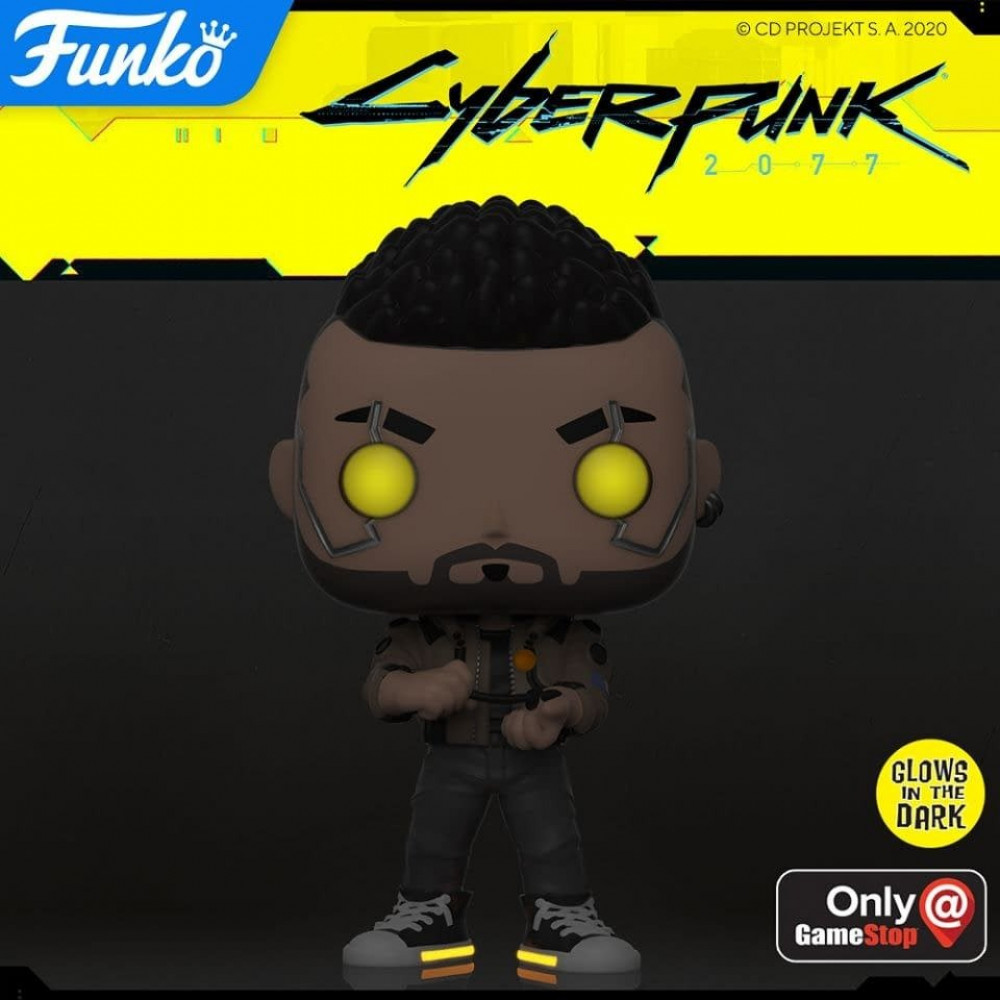 cyberpunk 2077 funko pop glow in the dark