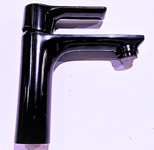 خلاط مغسلة EY1267LT4 ENERGY ايطالي REMER اسود لامع قصير