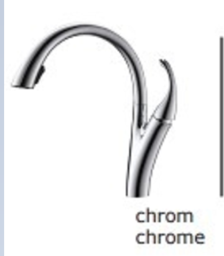 خلاط مجلى سحاب LUTZ 11032110 شون الماني كروم