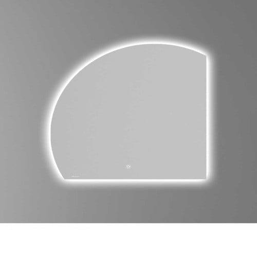 مراية ليد نصف دائري