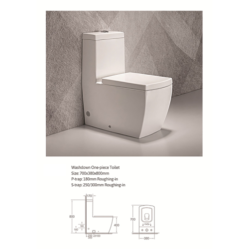 كرسي افرنجي ارضي LOLO411 ابيض 25 سم مربع 70*38*80 سم UF
