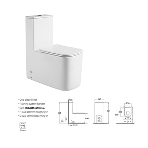 كرسي افرنجي ارضي LOLO412 ابيض 25 سم مربع 66*34*79 سم UF