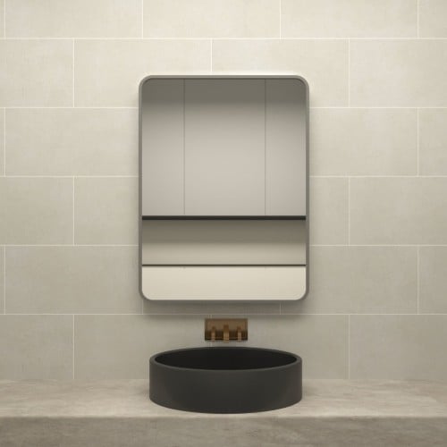 مراية عادية ONE LR-05 صيني 50*90 سم مستطيل اطار ال...