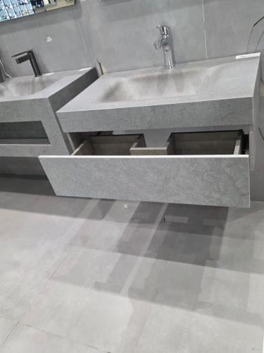 مغسلة بورسلان درج سحاب OS178 حوض رمادي