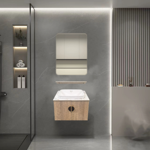 مغسلة خشب OS231-60-13 PW صيني ORIENT STANDARD خشبي (سطح رخام+حوض فوق+رف) 02310211