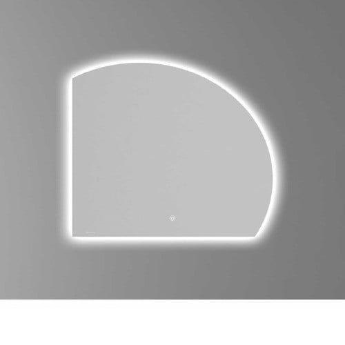 مراية نصف دائري ليد