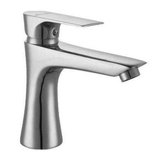 خلاط مغسلة كروم قصير