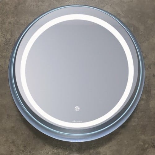 مراية دائري ليد لون أبيض