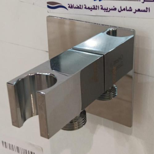 كوع دش مخفي OS856 صيني كروم مربع مع قاعدة