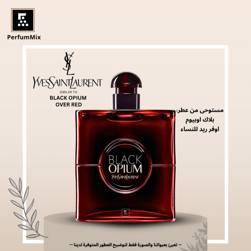 BLACK OPIUM OVER RED