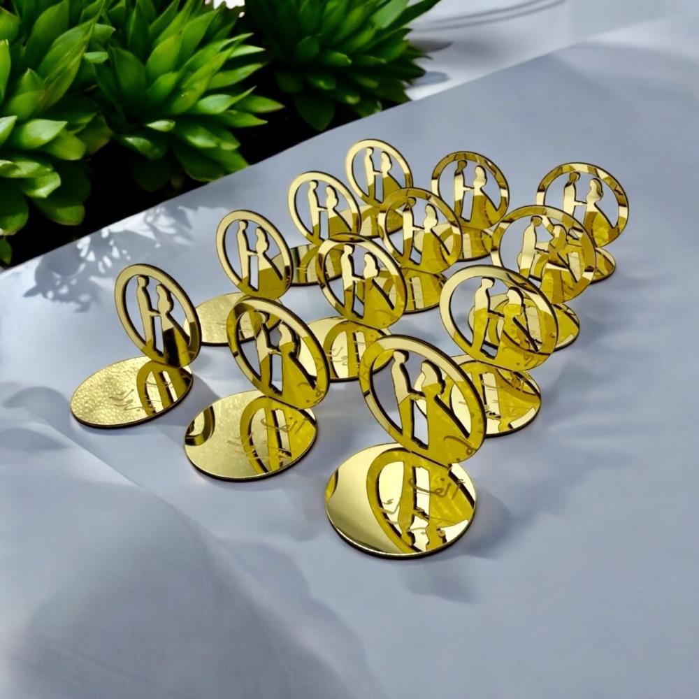 توزيعة عروس وعريس فاخرة بدون محتوى داخلي