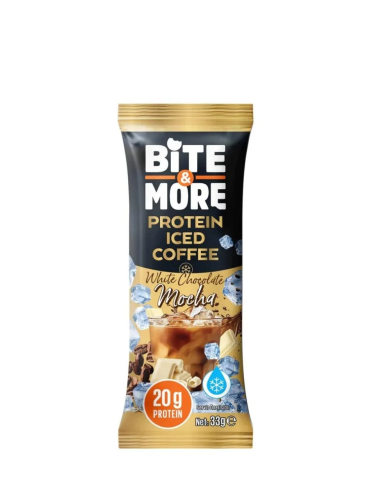 ايس كوفي بروتين وايت شوكليت موكا