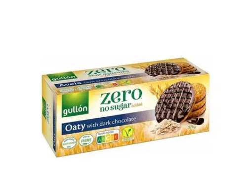 جولن بسكويت شوفان بدون سكر  مغطى بالشكولاتة 275 جرام