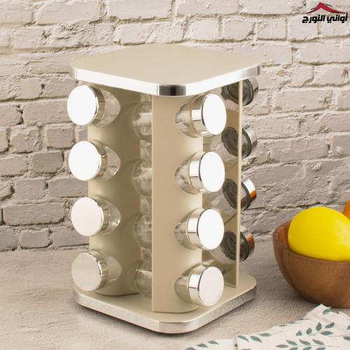 طقم بهارات مربع بيج 16 قطعه