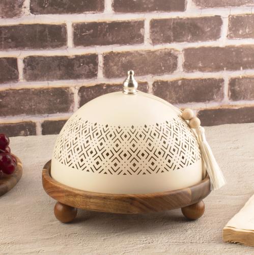 صحن ضيافة بغطاء دائري (إلهام)